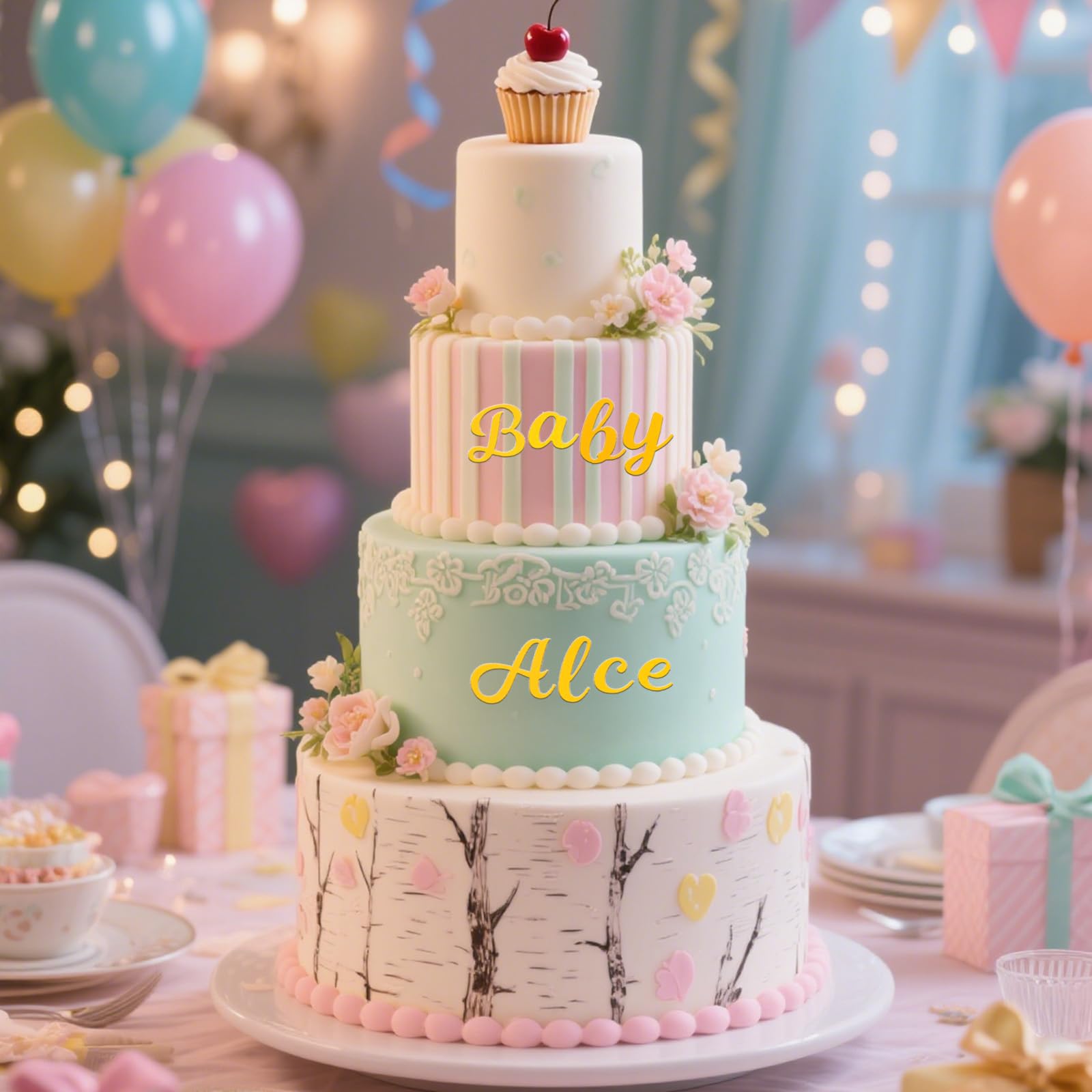 D64 PCS Acrylic Cake Alphabet Numbers Topper ... - Shein