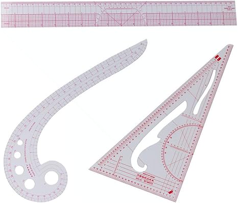 Amazon フェリモア 雲形定規 カーブルーラー 三角定規 物差 ソーイング 裁縫 型紙 Diy 製図 曲線 3点セット 裁縫道具セット 通販