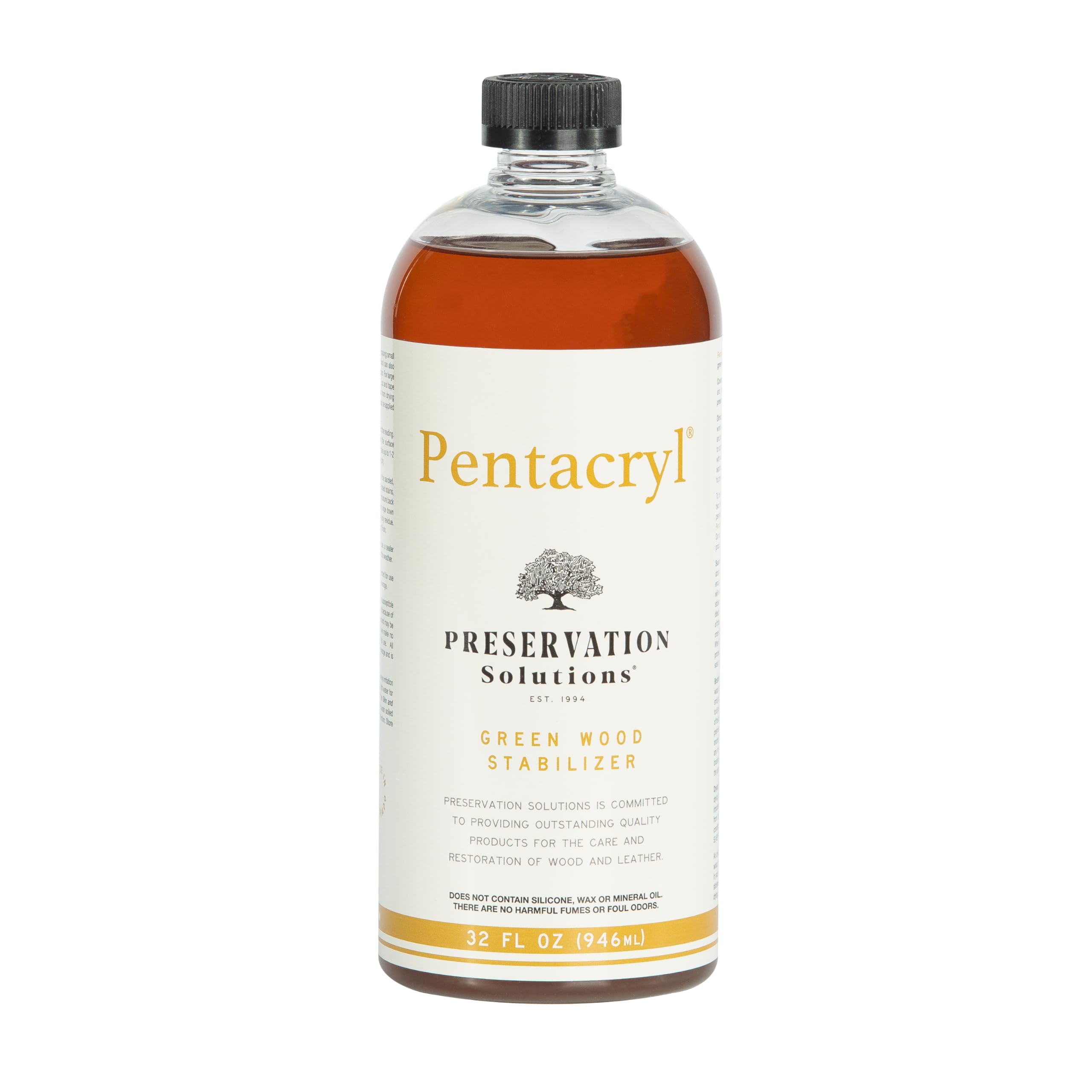 Preservation Solutions Quart, Pentacryl Wood Stabilizer