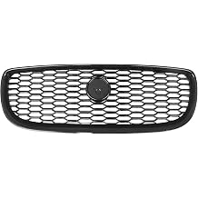 Front Grille Racing Grill Compatible with Jaguar XE 2015 2016 2017 2018 2019 2020 Car Upper Bumper Hood Mesh GridGlossy Black