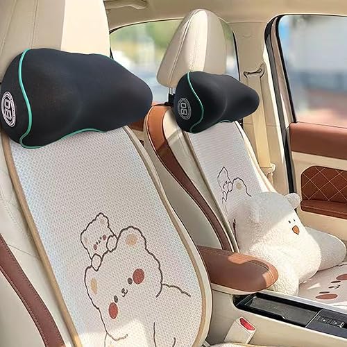 Miniatura 6 de Almohada para reposacabezas de automóvil realmente suave, almohada para conducir con correa ajustable, almohada de cuello de espuma viscoelástica