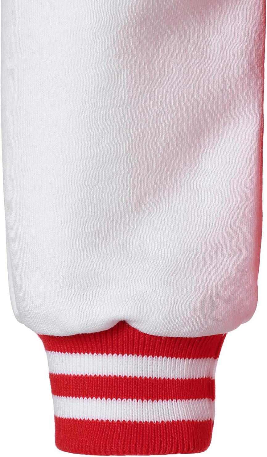 HOOD CREW Kids Varsity Jackets Girls Boys Letterman Baseball Jacket Lightweight Bomber Coat School Outwear with Pocket - Image 2