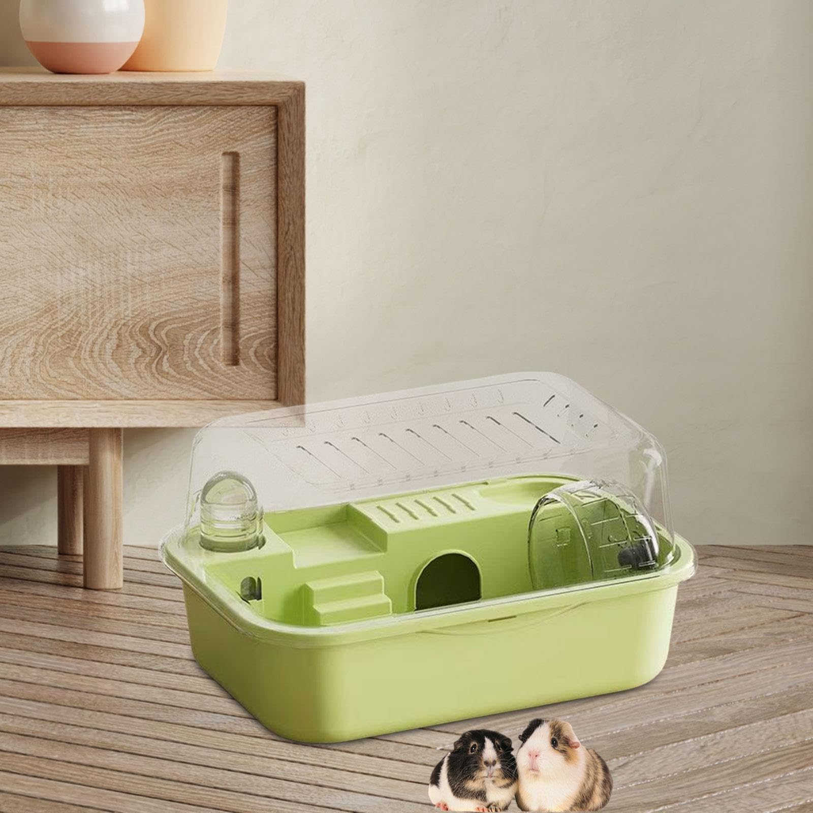 Baoblaze Grande Cage pour Hamster, Habitat, Maison de Jeu, avec Dessus ouvrable, Cage pour Petits Animaux, Maison pour Petits Animaux, gerbilles, Lapins, Vert