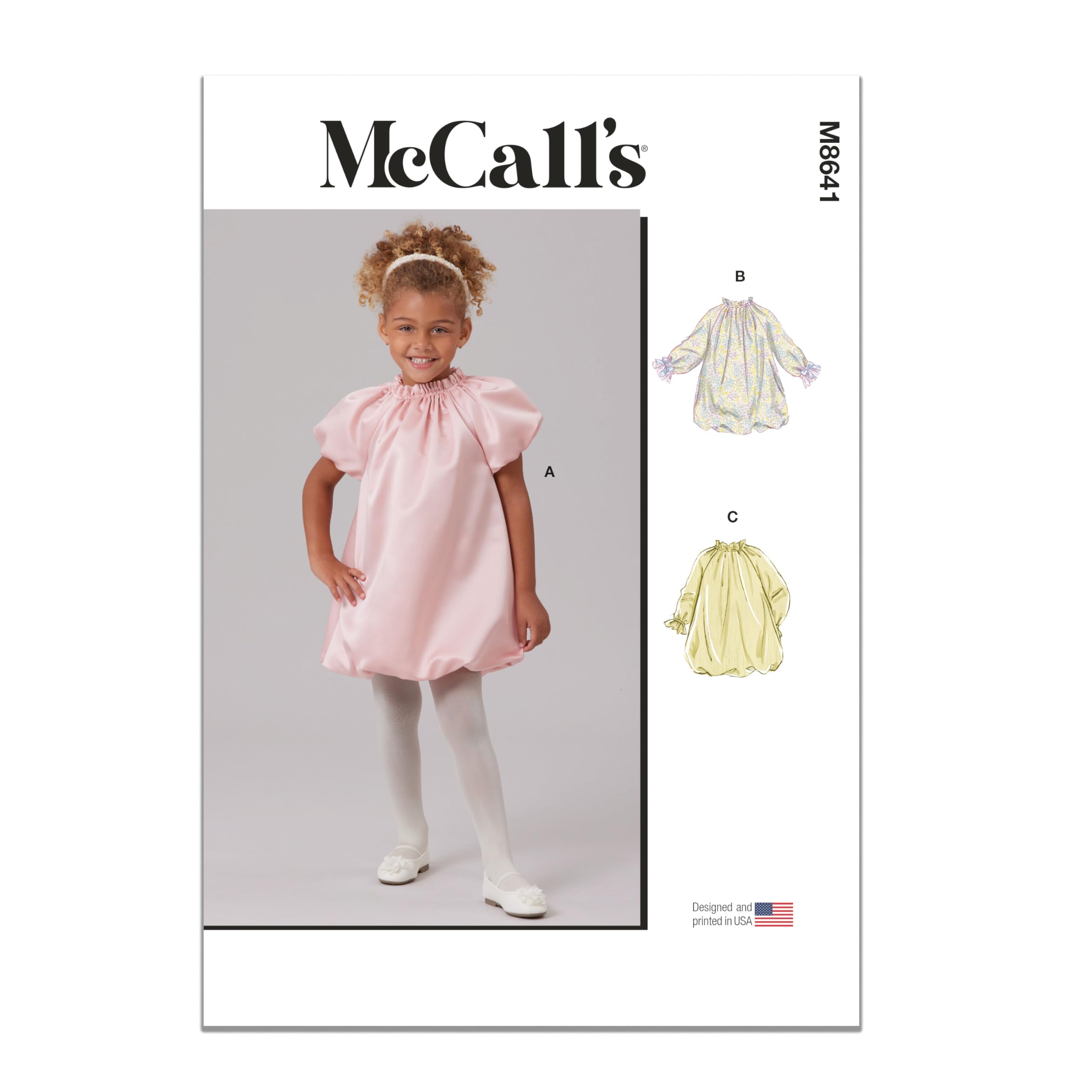 Patron robe à bulles enfant McCall's M8641 pour créer un style unique
