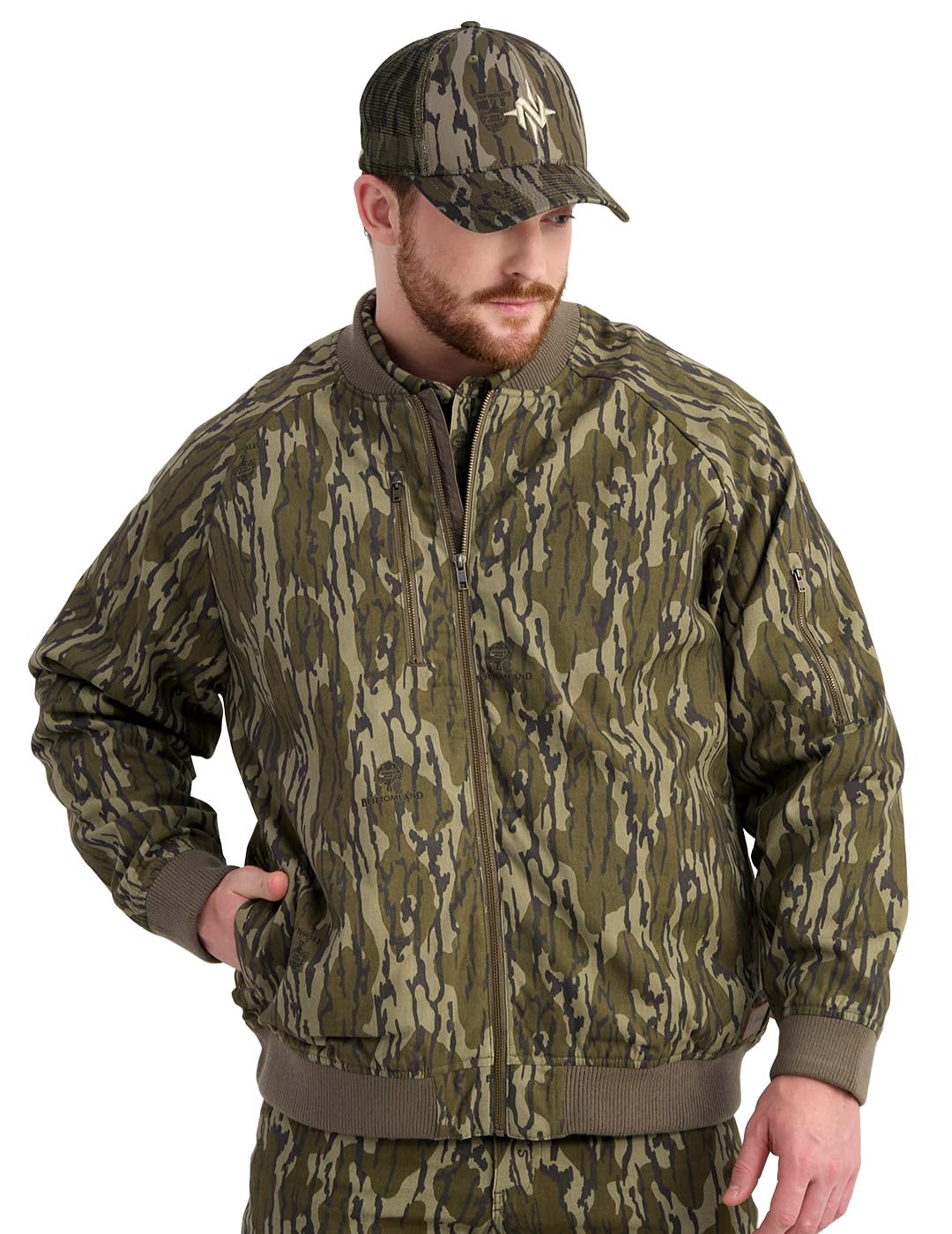 Amazon.com: Nomad Mens Rub Line Bomber Jacket, Insulated, Water