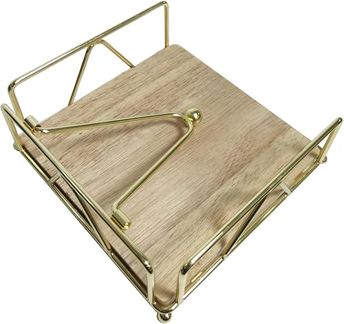 Miniatura 4 de KATTATO Servilletero para mesa, moderno, de metal, planos, dispensadores de servilletas de papel cuadrado para mesa de cocina, comedor, granja