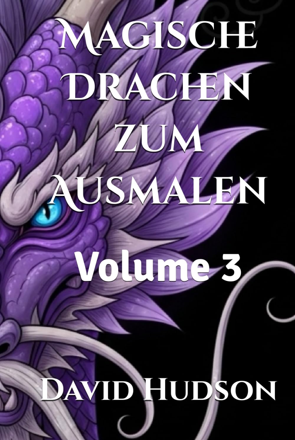 Album dragons magiques à colorier volume 3 avec dessins détaillés et papier épais