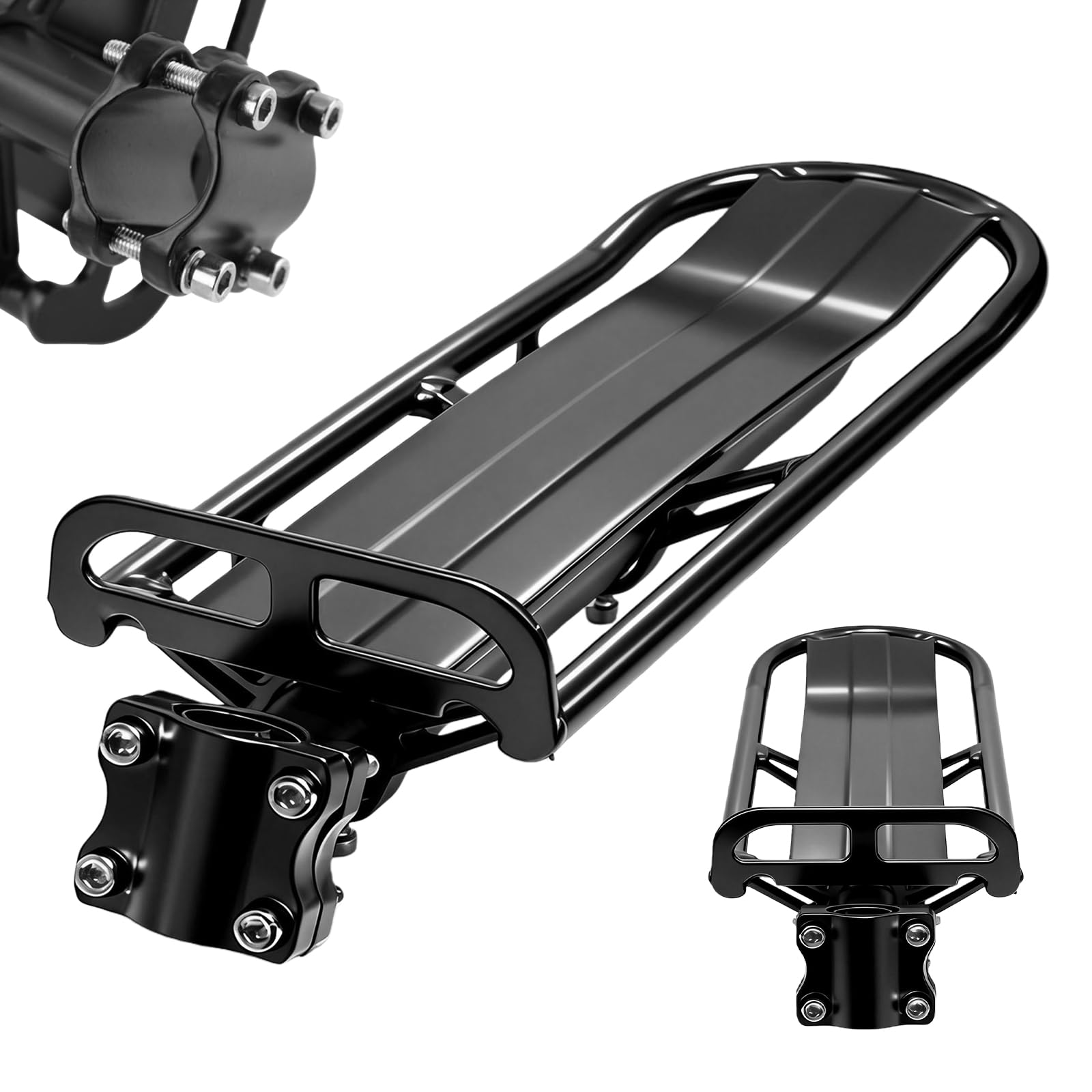 Portapacchi Bicicletta, Portapacchi Mountain Bike in Lega di Alluminio Universale per Mountain Bike Bici Da Corsa City Bike Portata 10 Kg