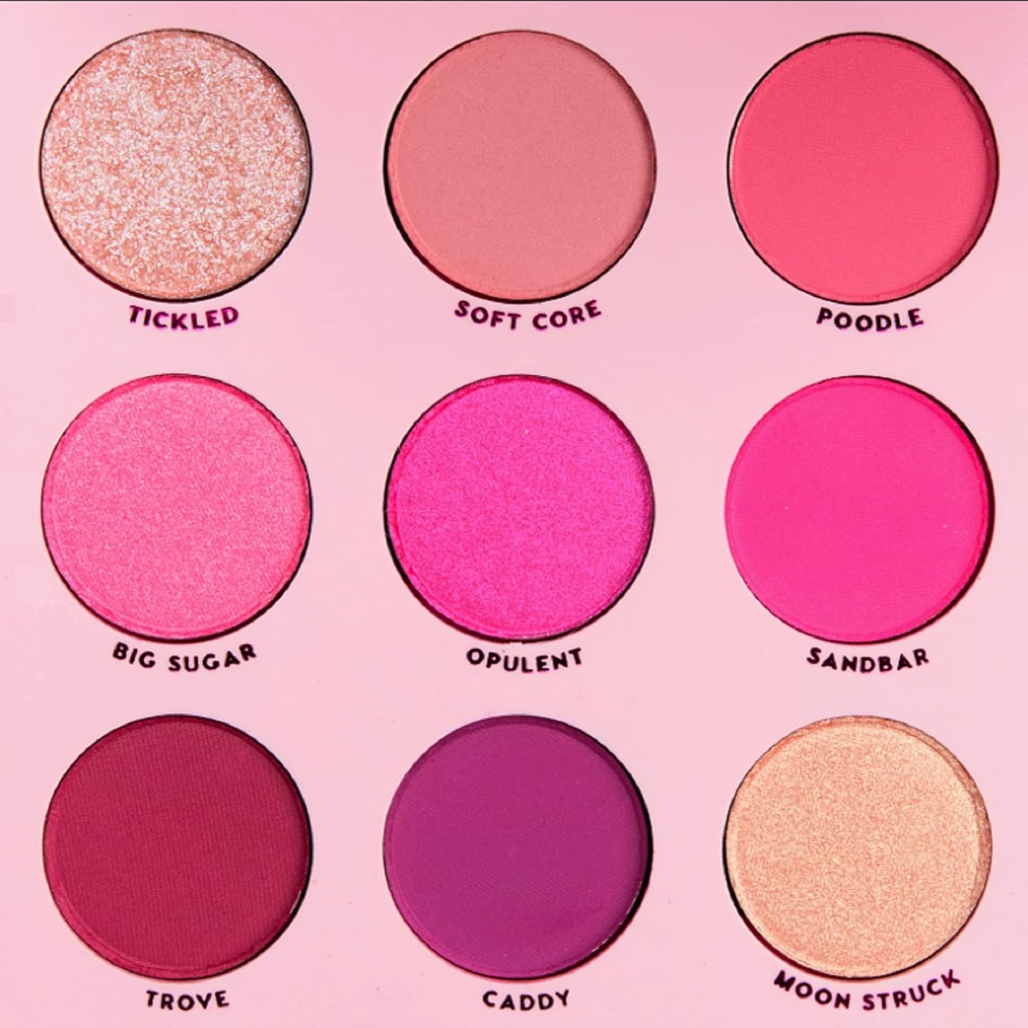 Colourpop Eyeshadow Palette OOH LA LA – Pink Monochromatic Shades, 0.3 Ounce, Powder