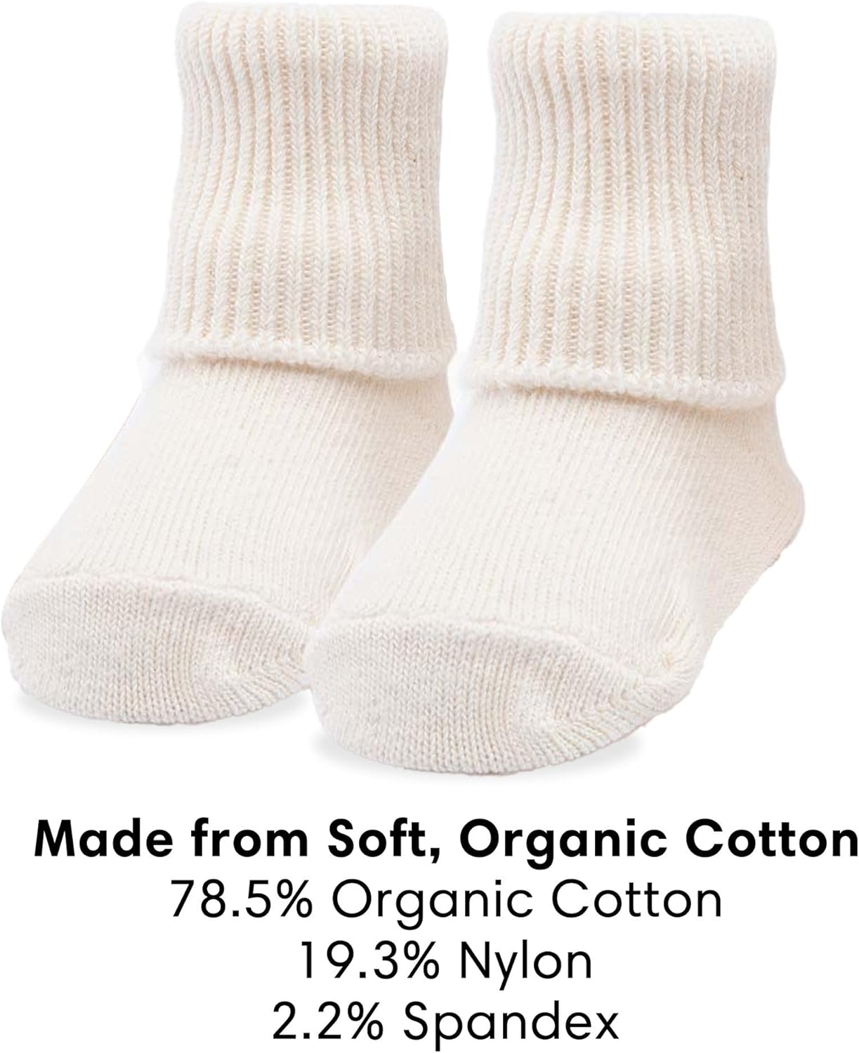 Maggie's Organics Natural Infant and Toddler Anklet Socks - 3 Pack