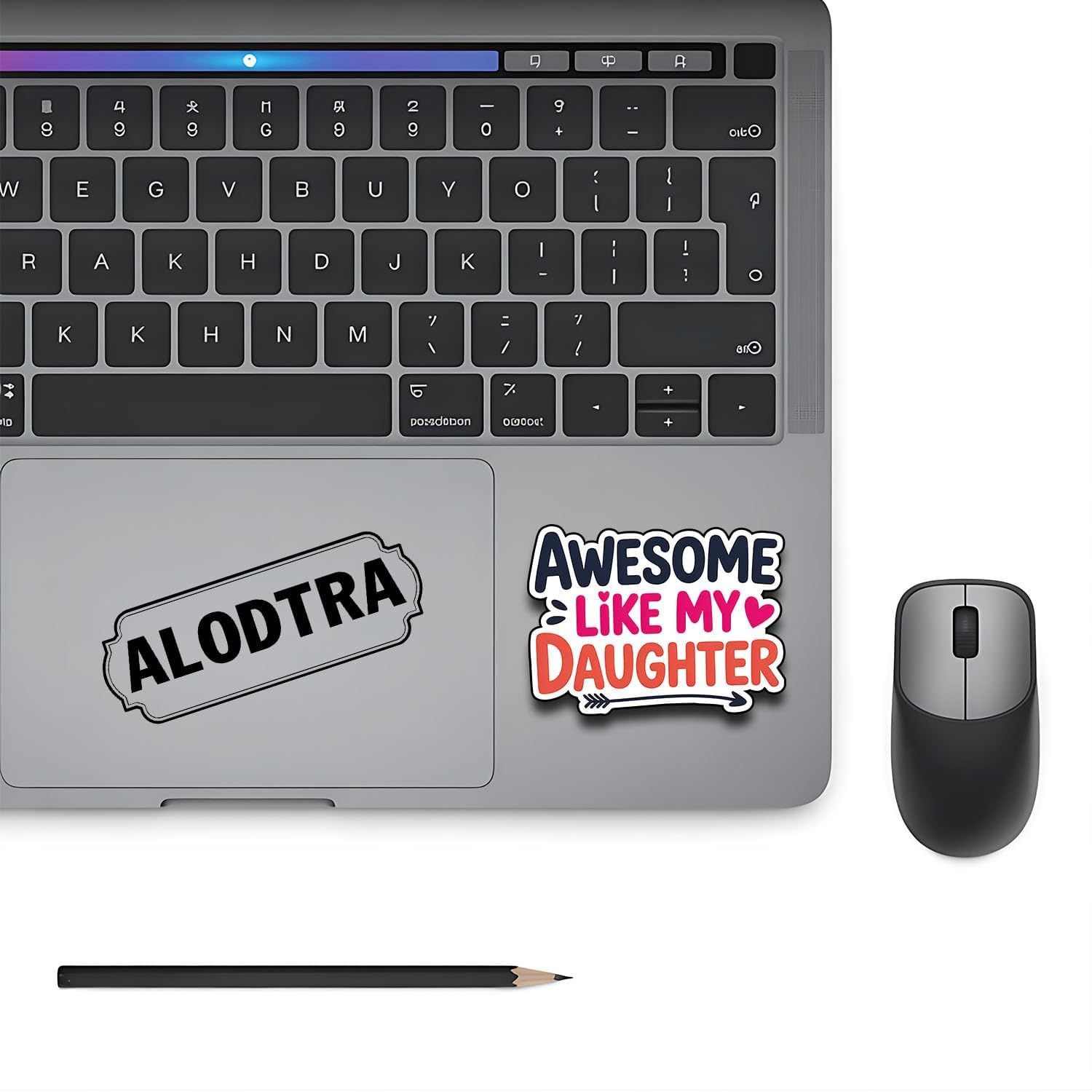 (3PCS) Awesome Like My Daughter Vinyl Sticker Pack Durable Waterproof Stickers for Laptop Water Bottle Car Bumper Phone Case image 4