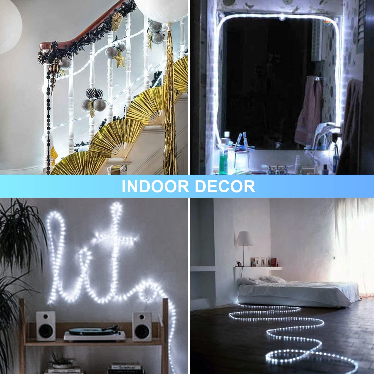 Luces De Cuerda Usb 5m, 50 Led, 8 Modos Con Control Remoto | Cuotas Sin Interés