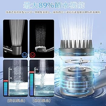 Amazon.co.jp: シャワーヘッド マイクロナノバブル 【塩素除去