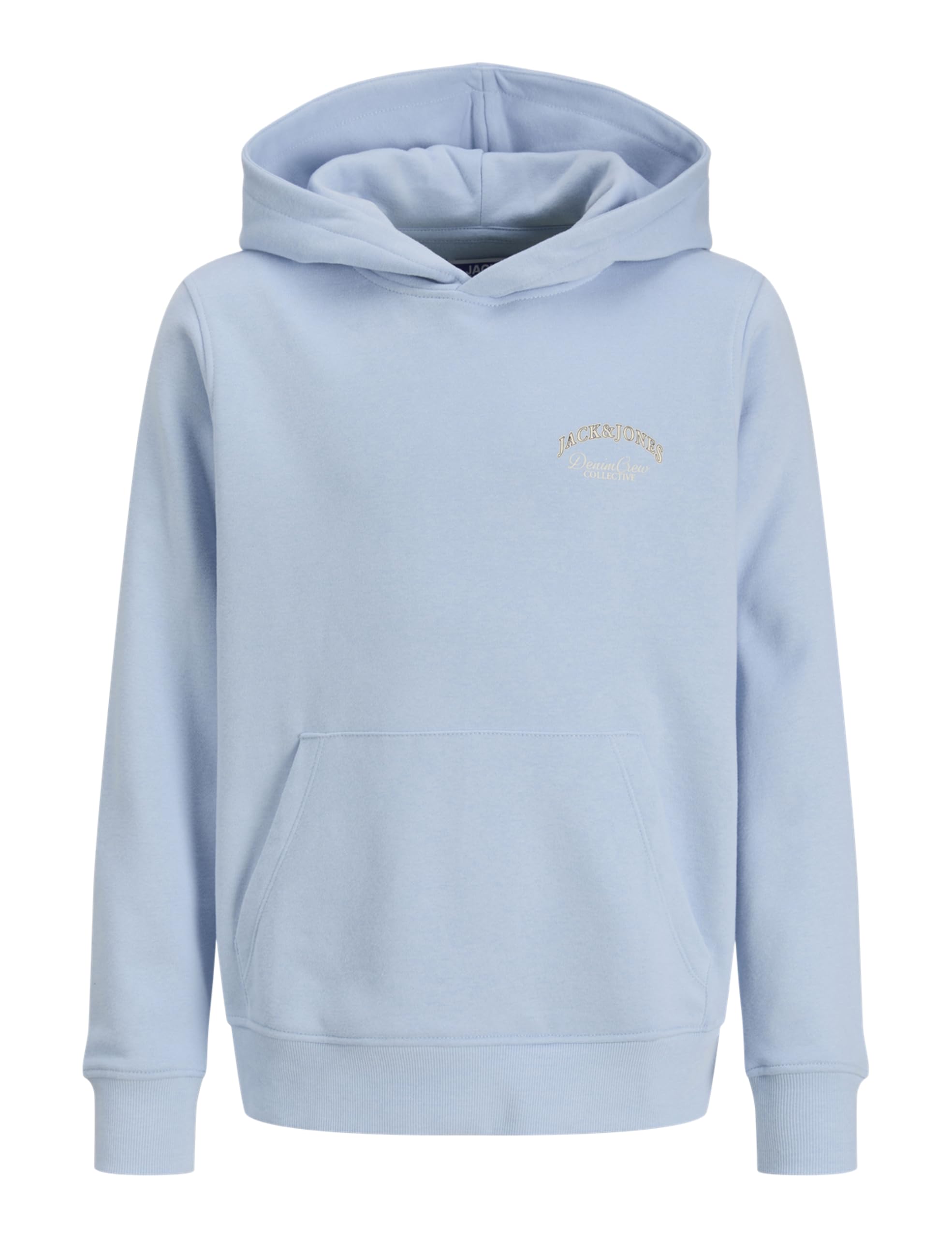 Jack & Jones Men's Chambray Blue Jjebrandes Backp Relaxed Sweat H Sn Jnr, 176