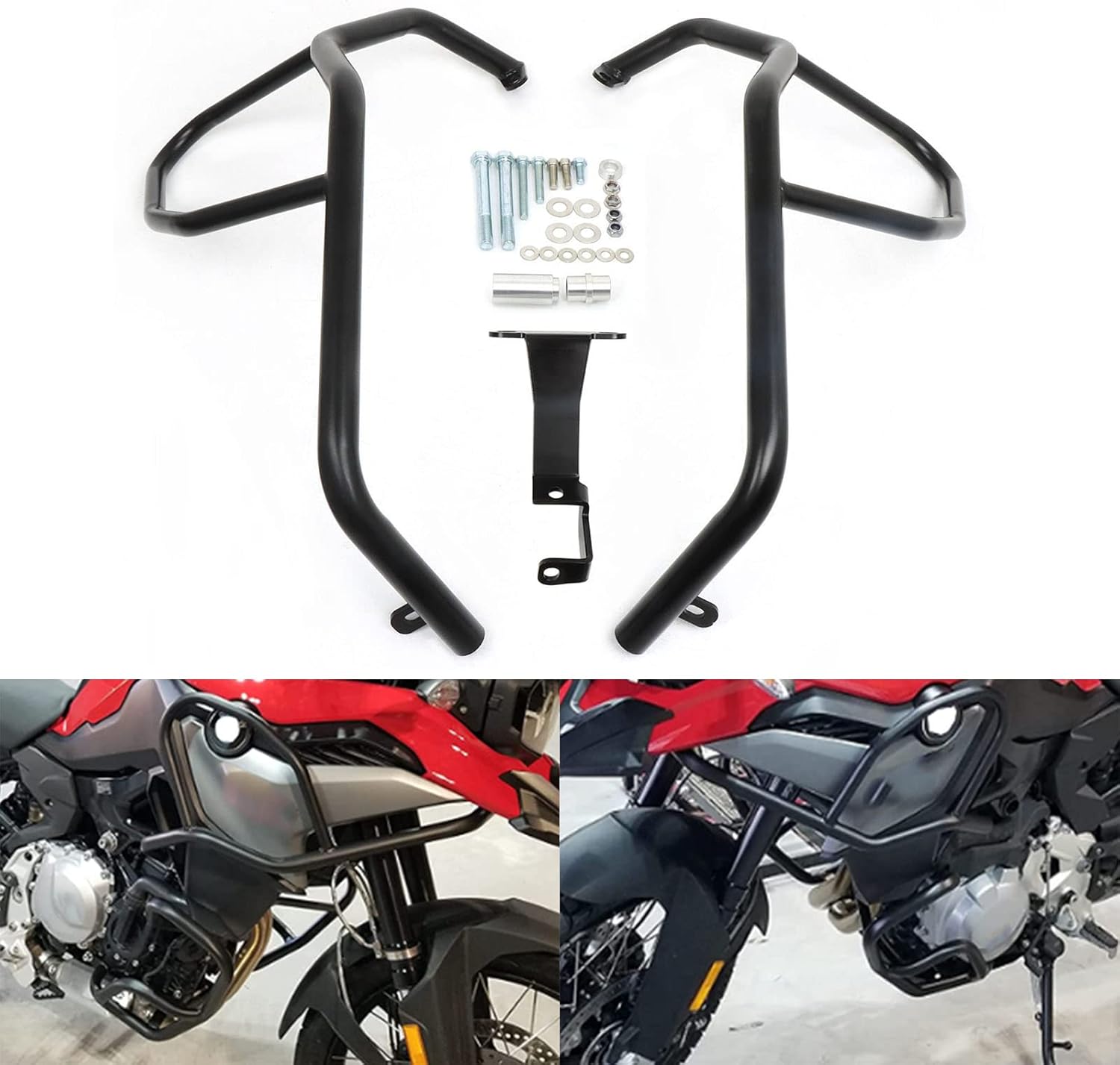 COPART Motorcycle Engine Guard Crash Bars Bumper Protector