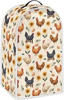 Chicken Blender Covers for Kitchen Food Processor Cover Dust Cover Dust Protection Washable Foldable Coffee Appliance Cover Universal Design Compatible with Blender Juicer Food Processor