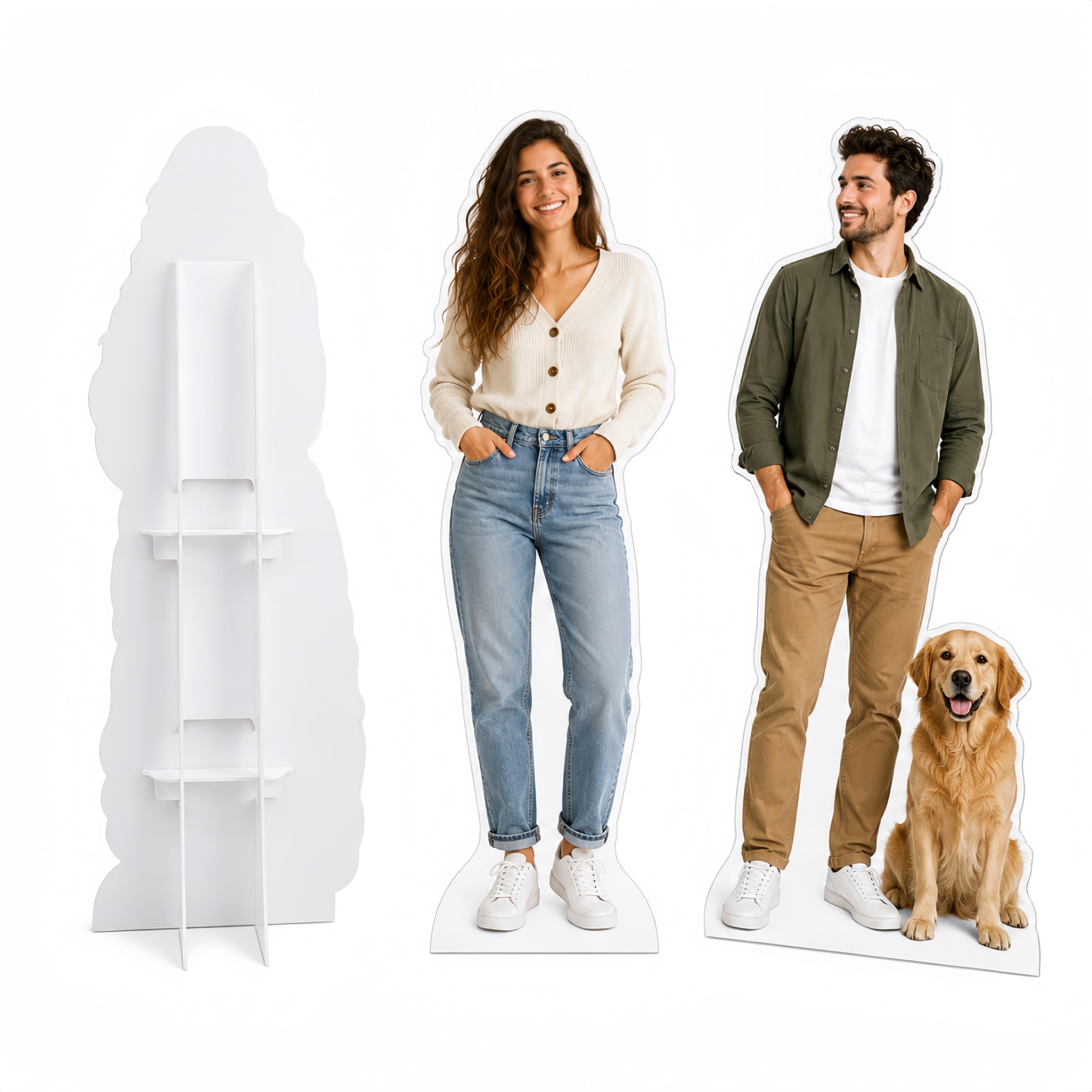 Personalised Life Size Cardboard Cutout, Custom Photo Stand for Events