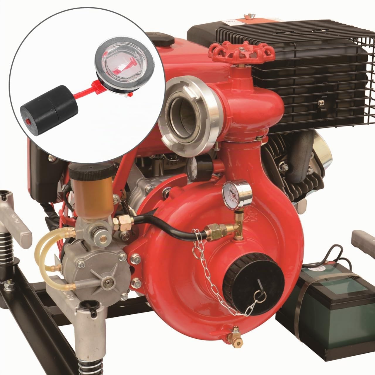 SUPVOX Lot De 2 Jauges De Niveau De Carburant Pour Générateurs 1-8 Kw Indicateurs Avec Tige Flottante Cylindrique Pour Remplacement Précis