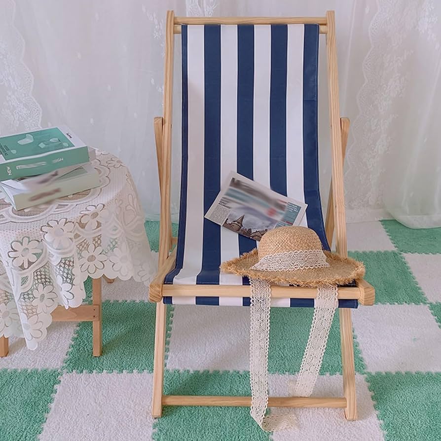 Amazon.co.jp: ビーチチェア 木のキャンプチェア 折りたたみ