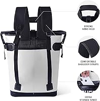 Vista 4 de Buffalo Gear Mochila enfriadora de 18 L, 30 L, a prueba de fugas, para camping, enfriador, enfriador, para picnic, playa, senderismo, parque, pesca