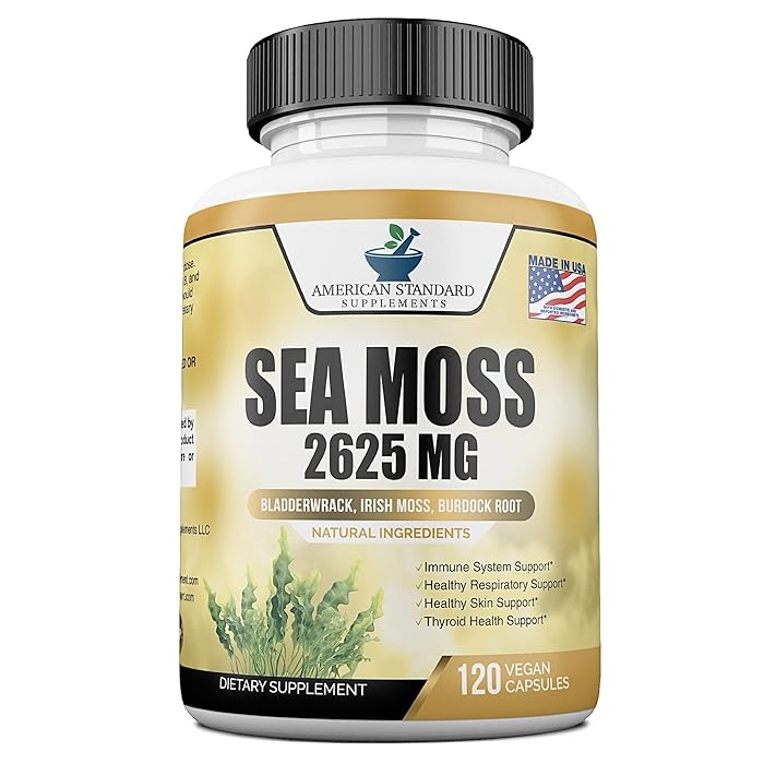 Buy Organic Sea Moss 2625mg, Seamoss, Hand Harvested, Irish Moss