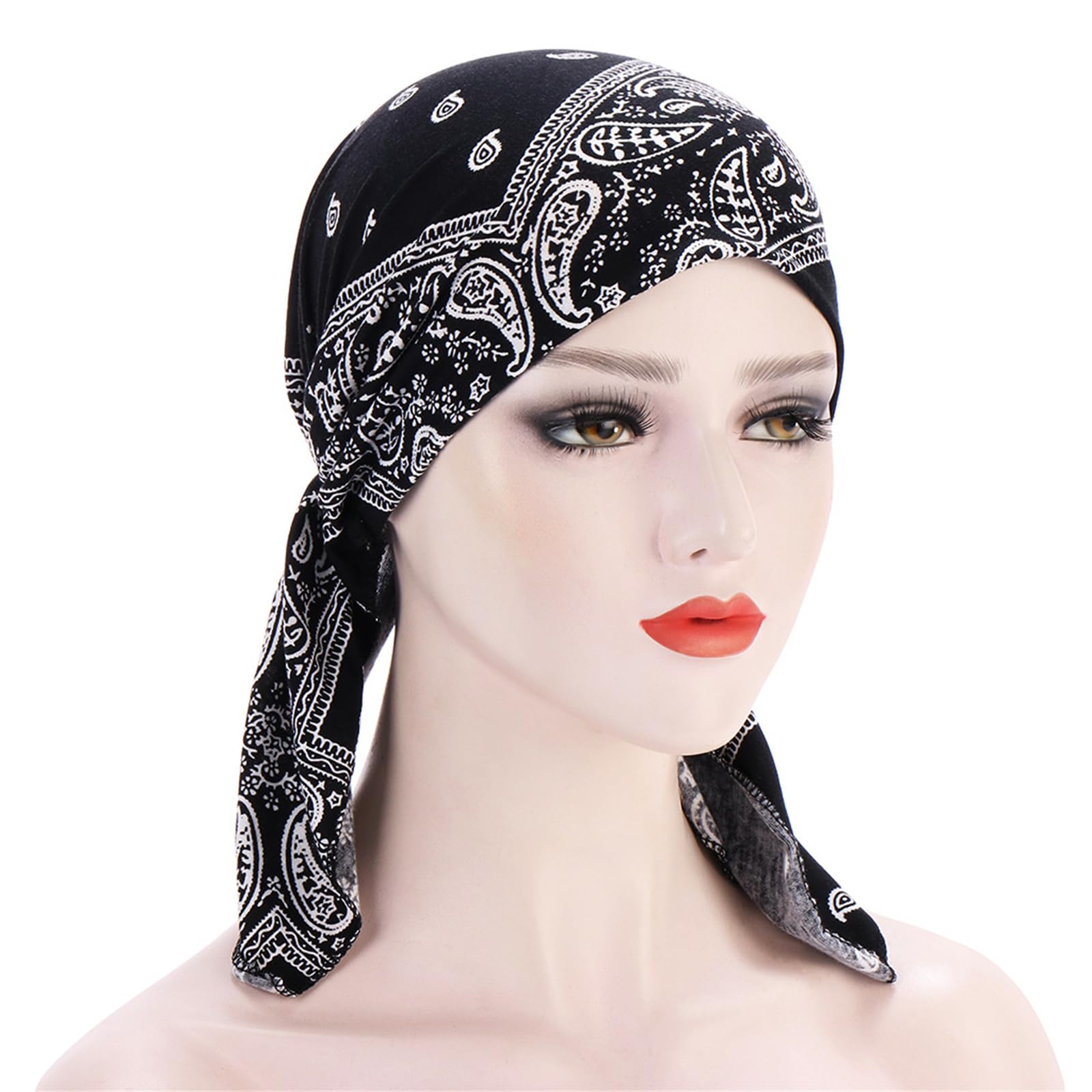MICFENY Women Headwrap Headwear Hat Hair Scarf Perfect for Festivals and Celebrations Breathable Head Cover Headscarf