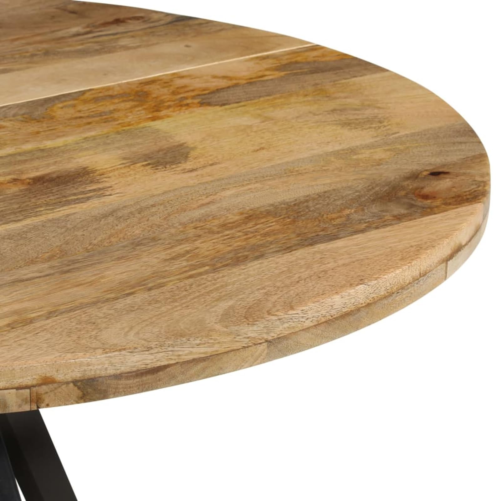 Gecheer Mesa de Comedor 110x75 cm Madera Maciza de Mango