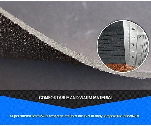 Miniatura 7 de Calcetín de neopreno de aleta de agua, calcetines de buceo, 0.118in para mujeres y hombres, calcetines térmicos de playa antideslizantes flexibles