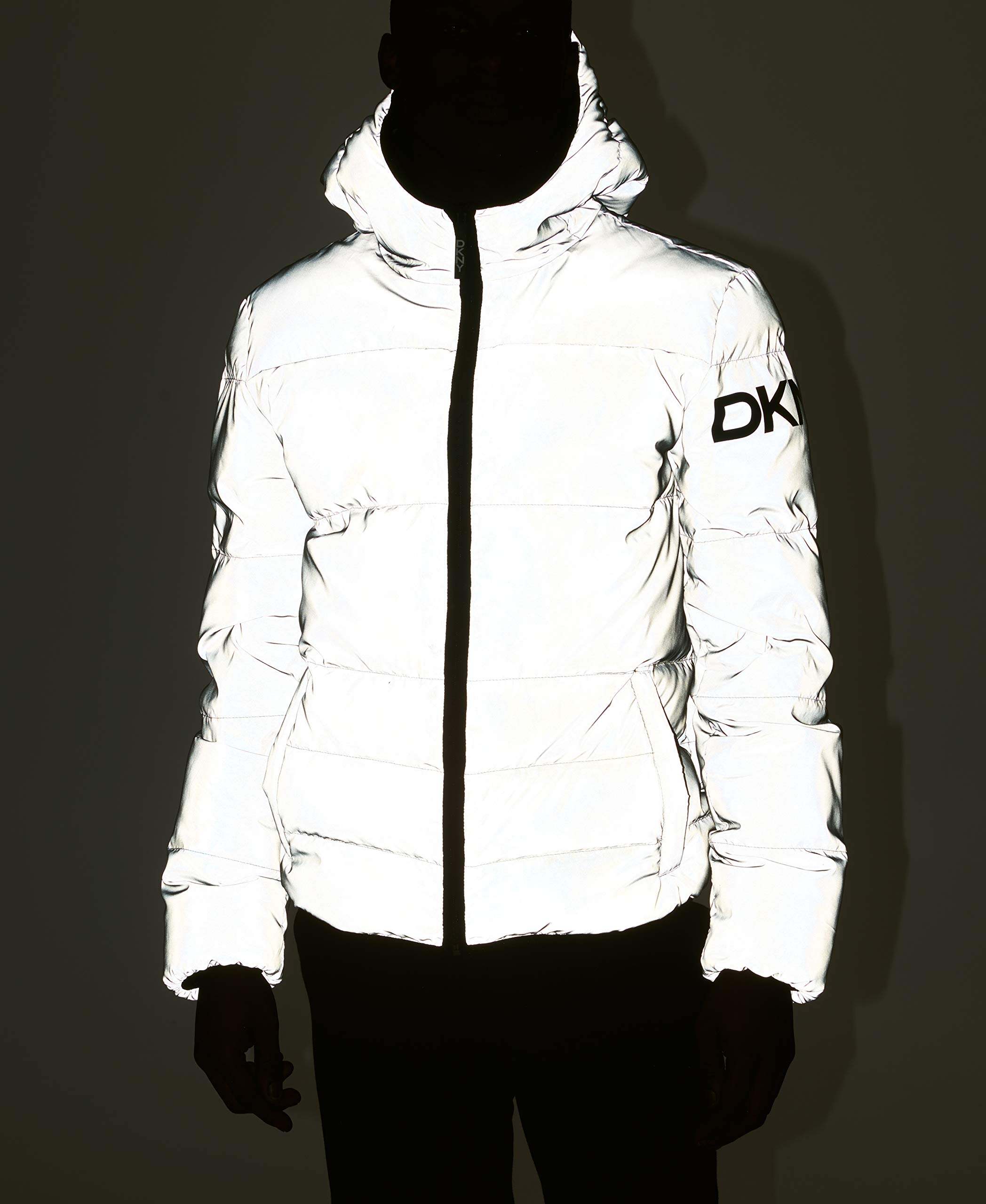 Dknymens Water Resistant Ultra Loft Hooded Logo Puffer Jacket