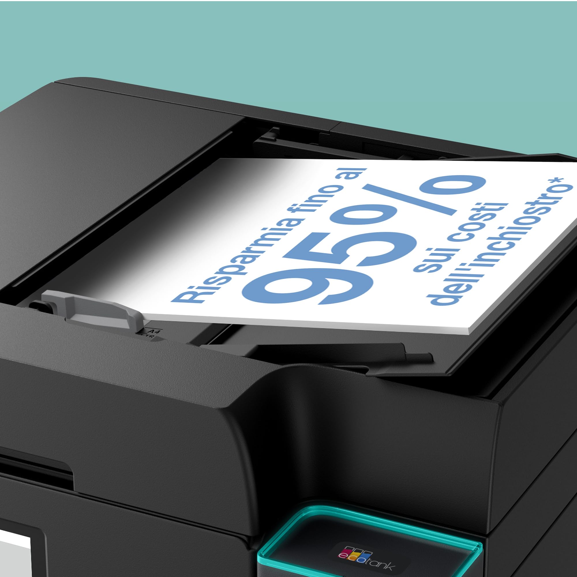Epson EcoTank ET-4955 Stampante multifunzione A4 Wi-Fi AirPrint ADF fronte/retro scansione copia fax