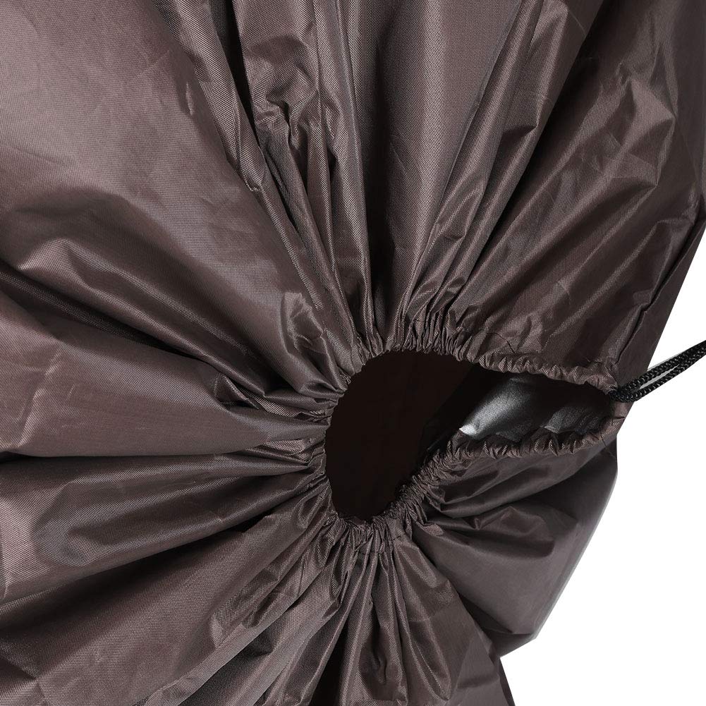 Bolsa de hojas de tractor de gran capacidad para exteriores, bolsa de recolección de residuos de jardín resistente para limpieza de jardines de tractores de césped, tela Oxford,