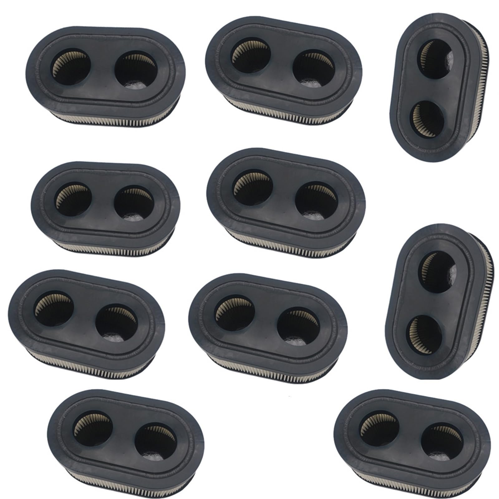 Apto Compatible con Briggs 798452 593260 5432 5432K 1/2/4/10 Uds Filtros De Aire Motor Cartuchos Repuesto Conjunto de aire Filtro de repuesto