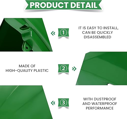 Miniatura 5 de Kojem Rejilla delantera para cortacésped compatible con John Deere X300 X300R X304 X305R X310 X320 X324 X340 X360 X500 X530 534 Reemplazo para