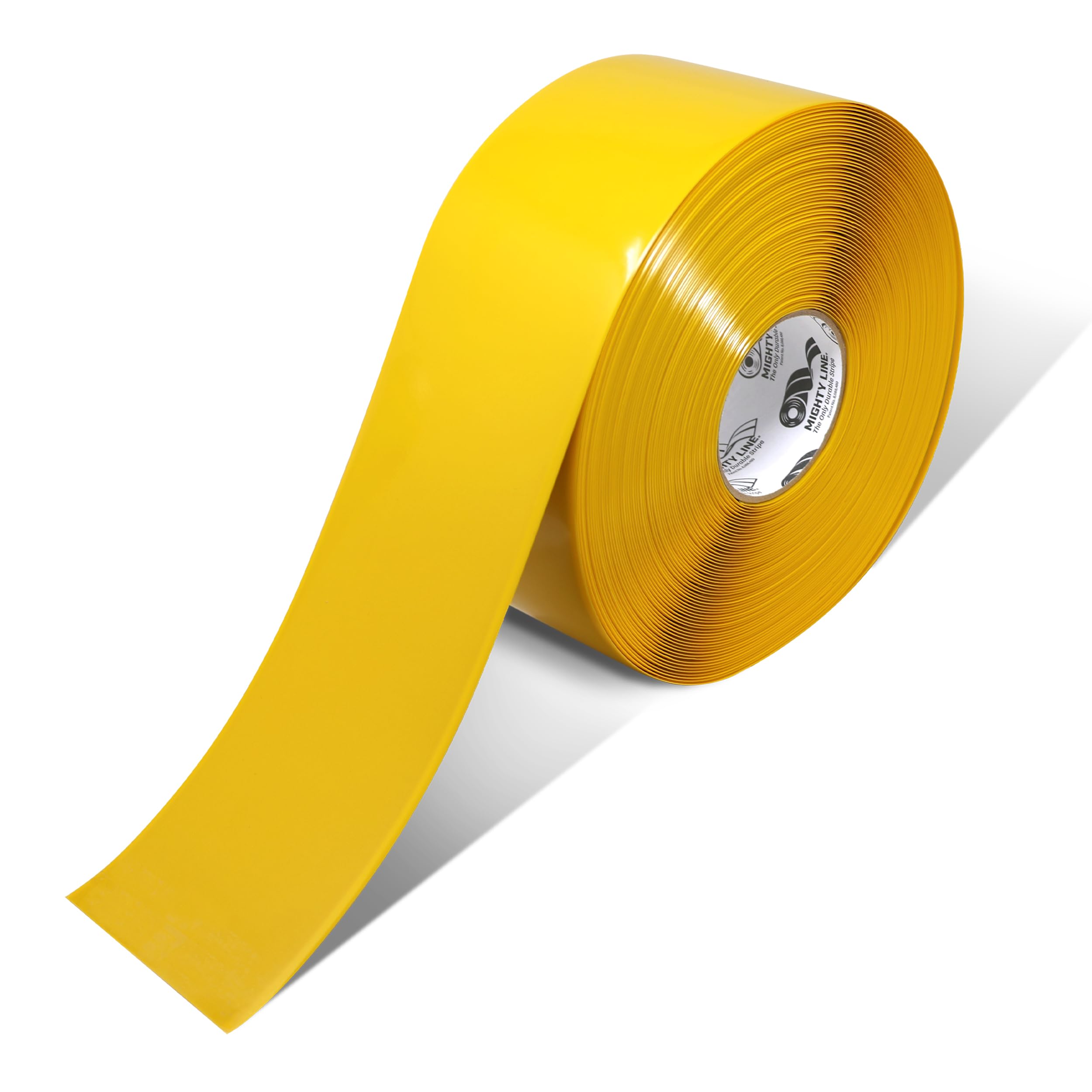 Mighty Line 5S Floor Marking Tape 4 in Wide 100 ft Roll Yellow | For Industrial Caution Warning Safety Warehouse Gym Dance Floor Line Set Marker Flooring Heavy-Duty Adhesive product thumbnail 3