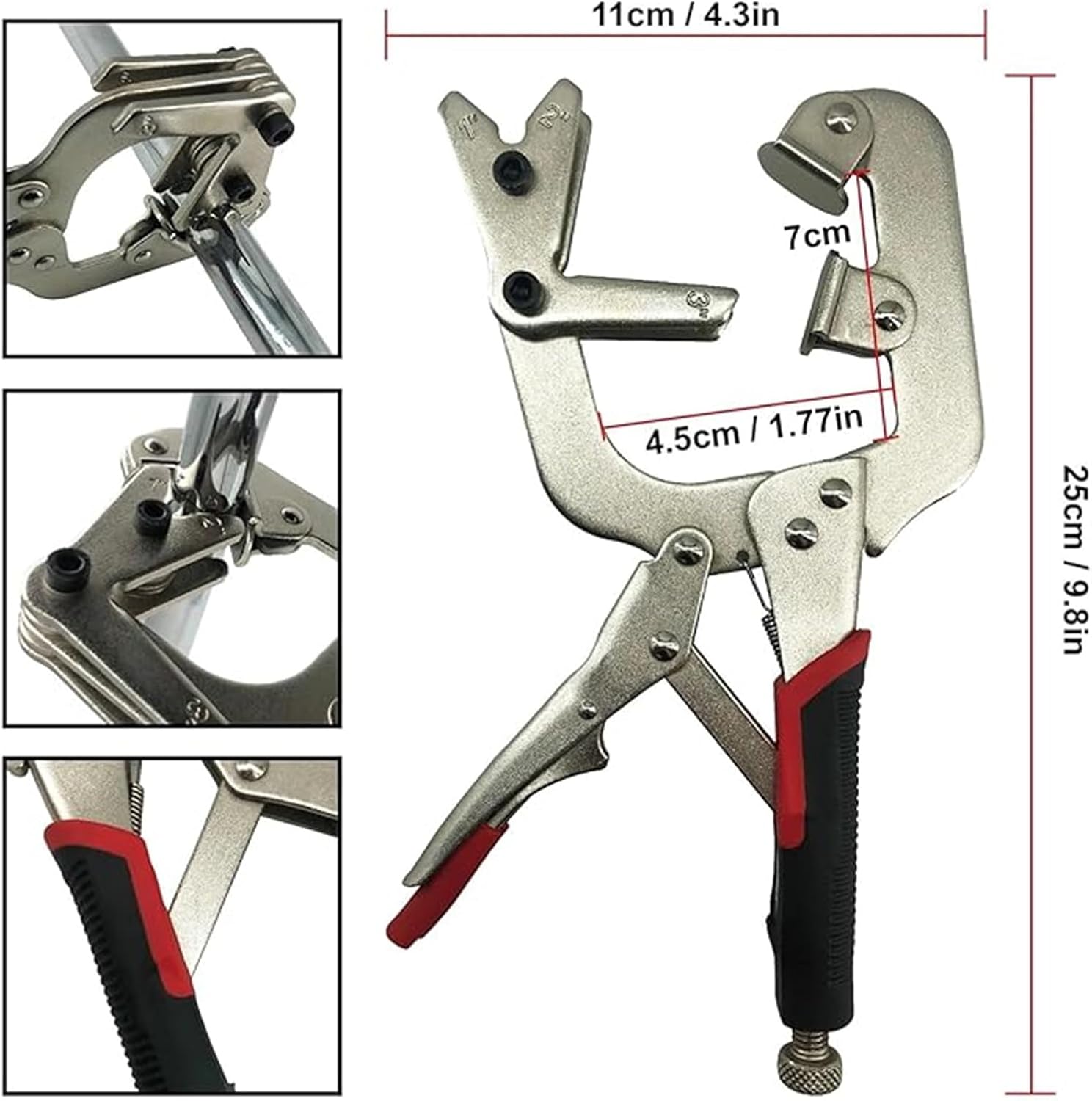 Welding clamp clamp C-Shaped Locking 10 inches+5 inches mi/ni C-Shaped Locking Set Clamps