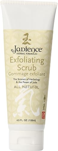Jadience Exfoliante exfoliante de albaricoque – Elimina puntos negros, espinillas y cicatrices del acné – Limpiador facial y de espalda propenso al