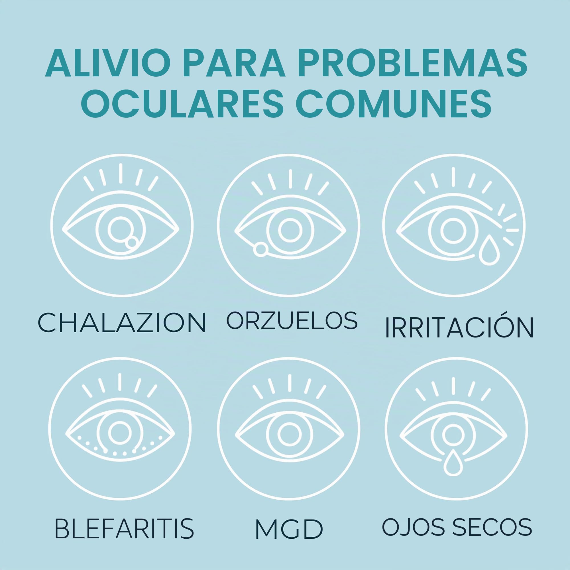 Toallitas antimicrobianas para párpados y pestañas | Para picazón, ojos secos, orzuelos y blefaritis, suaves y naturales, hipoalergénicas y calmantes para ojos sensibles, paquete de 60