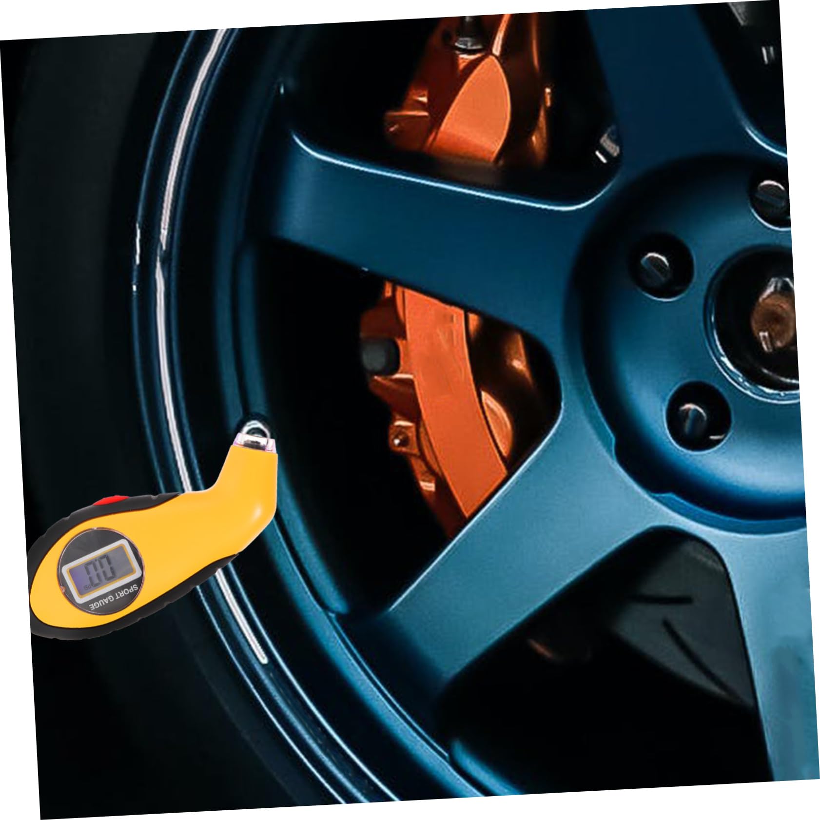 Mobestech 5pièces Testeur De Pression Des Pneus Numérique Manomètre De Pneus Précis Pour Voiture Et Jauge De Profondeur De Tread Outil Portable Et Léger Écran Lcd Et Design Compact
