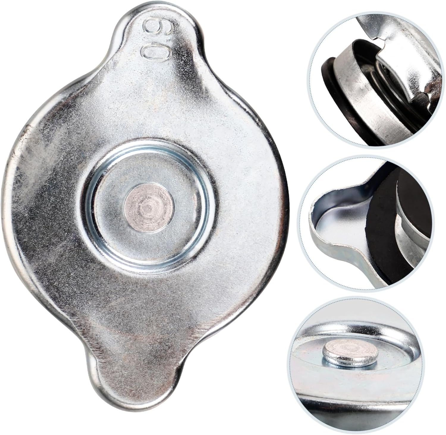 Engine Radiator Cap for Vehicle Car Radiator Cap Replacement Iron Material Coolant Water Tank