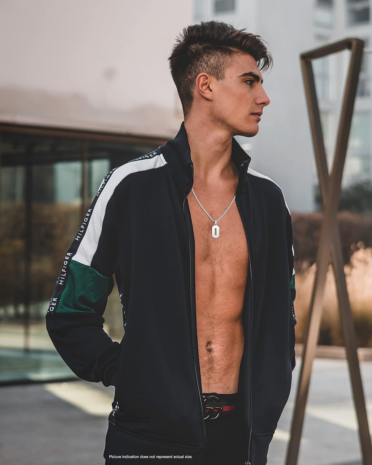 NanMuc Men Number Necklace for Men 18K Gold Plated Sports Initial Stainless Steel Necklace Pendant Personalized Jewelry 3mm Chain - Image 5