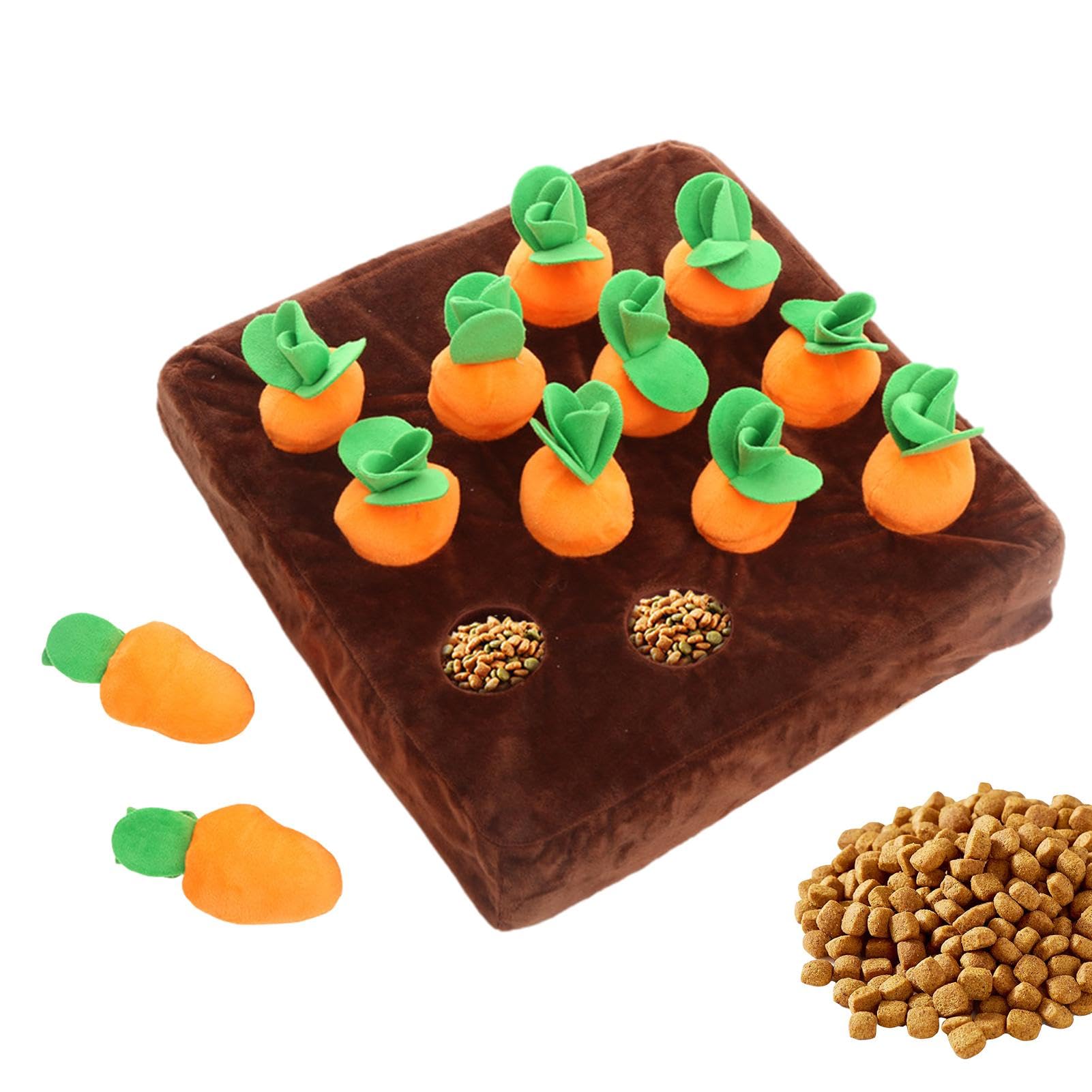 Jeu de puzzle pour animaux gloutons tapis de fouille carotte ludique