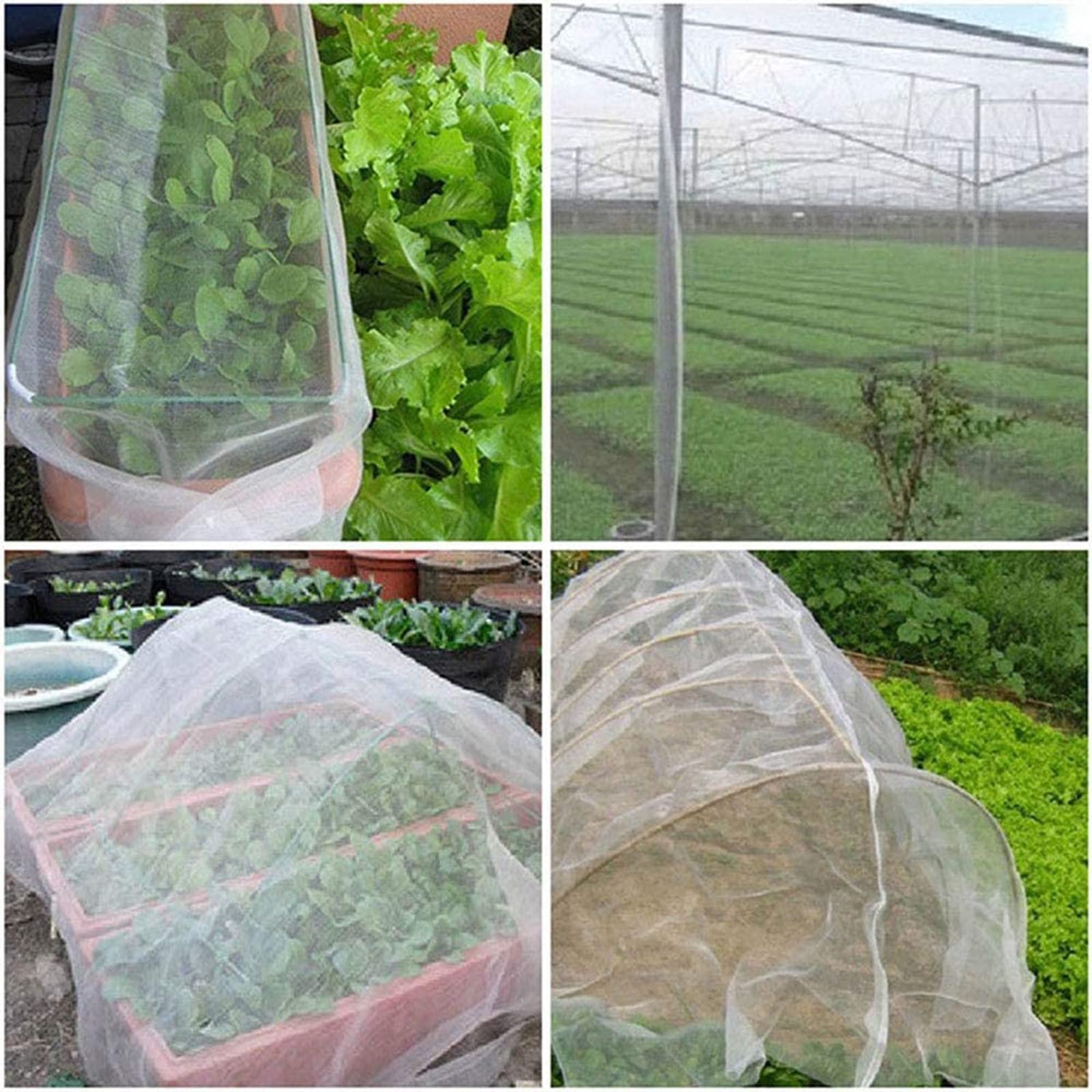 Reti Protettive da Giardino Rete Anti Insetti per Piante Maglia Fine Pianta da Frutto Protezione delle Colture Rete per Uccelli Zanzariera per Fiori,Colture e Serre(3x75m)