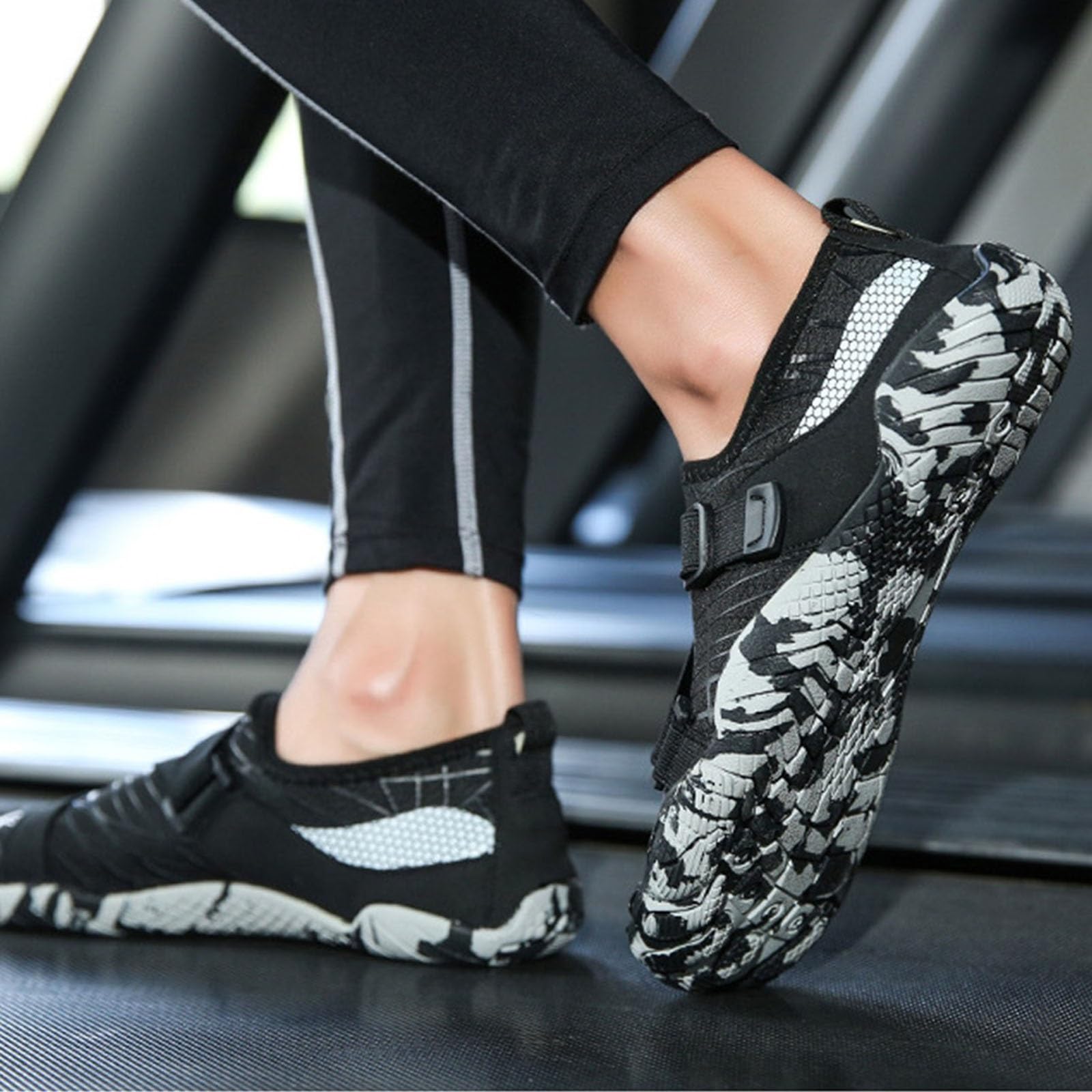 Tai Chi Scarpe Donna Cinque Dita Scarpe Kung Fu per Uomo Comode Suola Morbida, Scarpe Arti Marziali per Yoga, Allenamento in Palestra