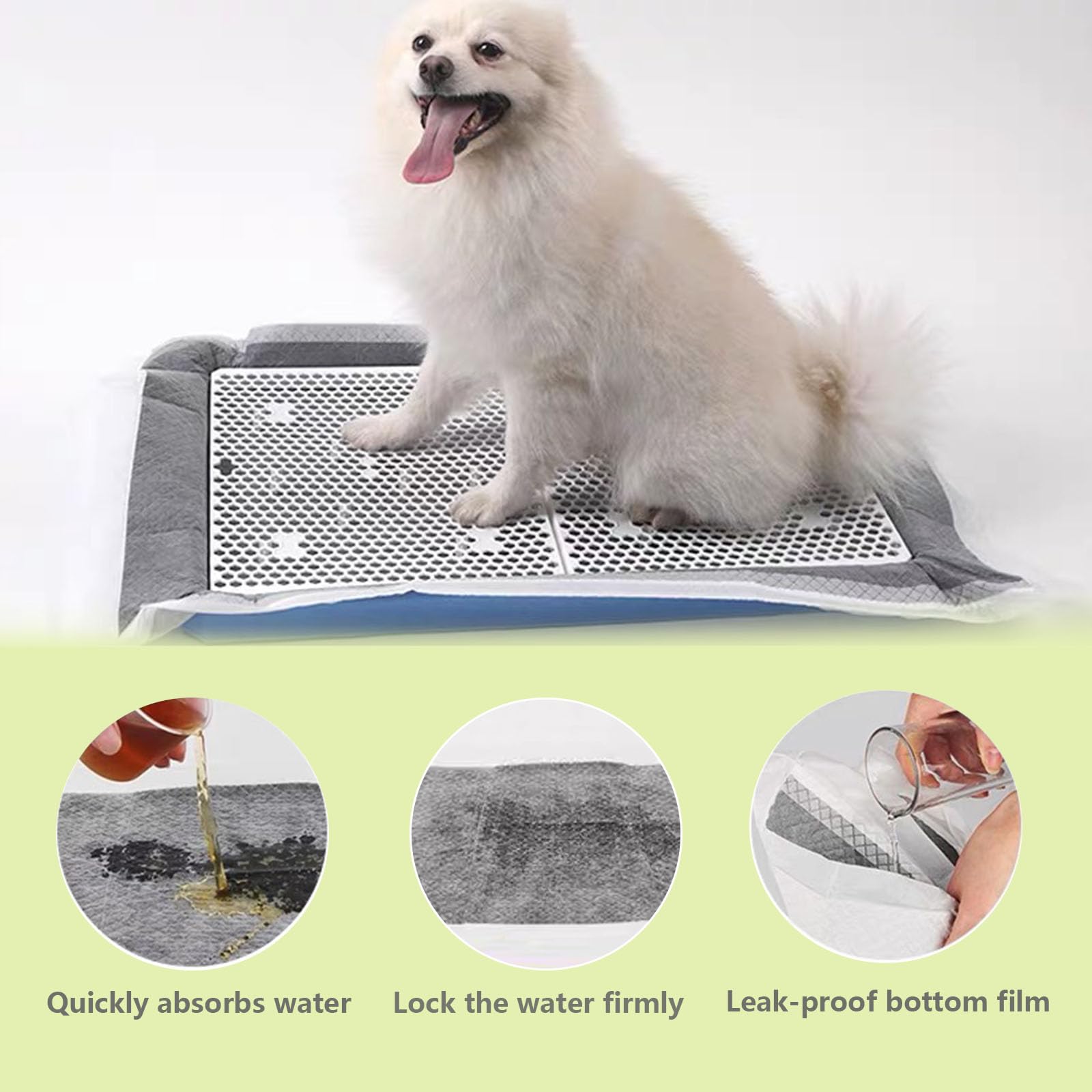Almohadillas para Pipi de Conejos, Forros Desechables para Jaulas, 60 Piezas Almohadillas Higiénicas Absorbentes para Cobayas Cachorros Chinchillas Hamsters Hurones Erizos Gatos (60x45cm)
