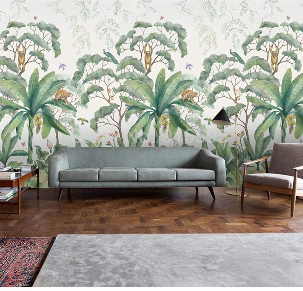 Papier peint tropical jungle pour transformer une chambre parentale en havre de paix