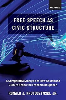 Free Speech as Civic Structure: A Comparative Analysis of How Courts and Culture Shape the Freedom of Speech