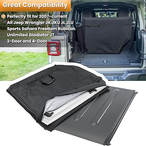 Miniatura 2 de Bolsa de almacenamiento para todos los modelos 2007-2025 Jeep Wrangler JK JKU JL JLU Sports Sahara Freedom Rubicon Unlimited Gladiator JT de 2