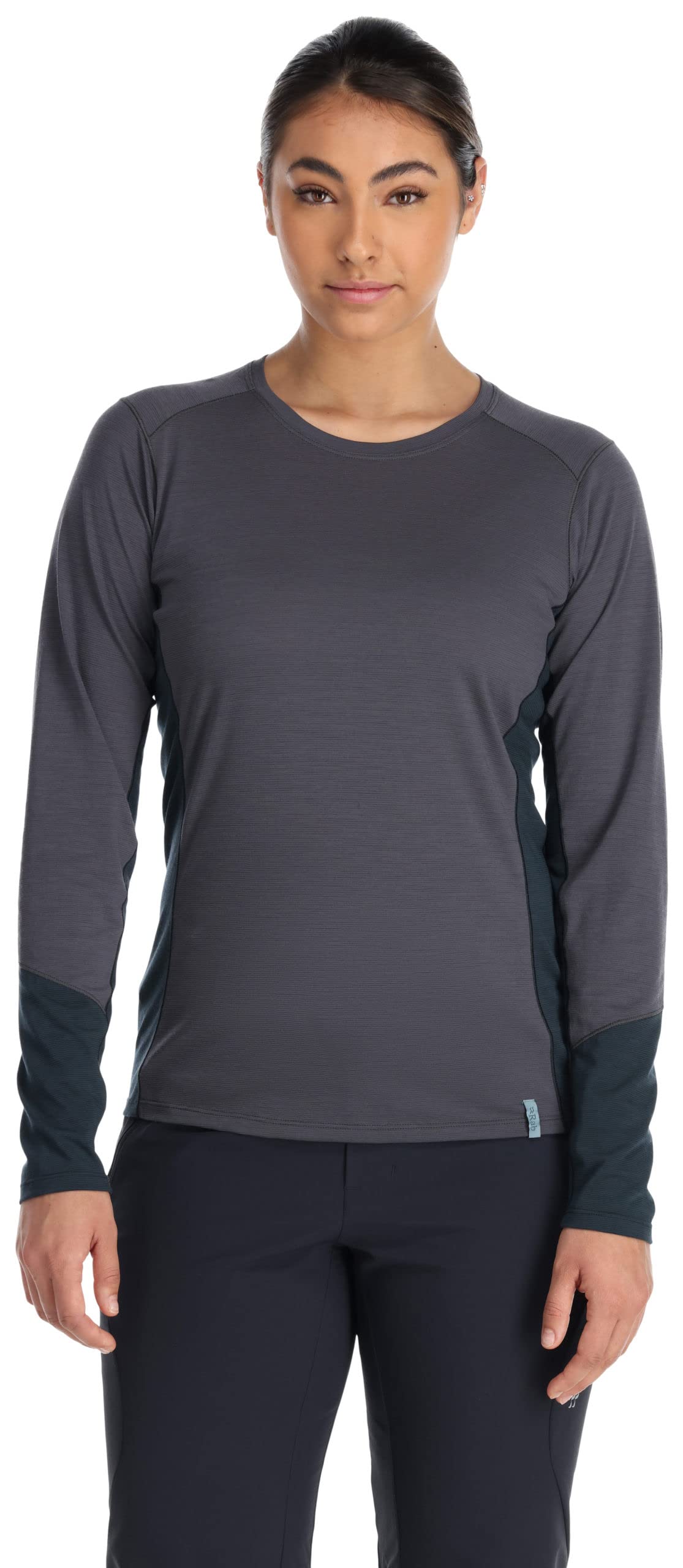 Rab Women's Grey Syncrino Base Ls Tee