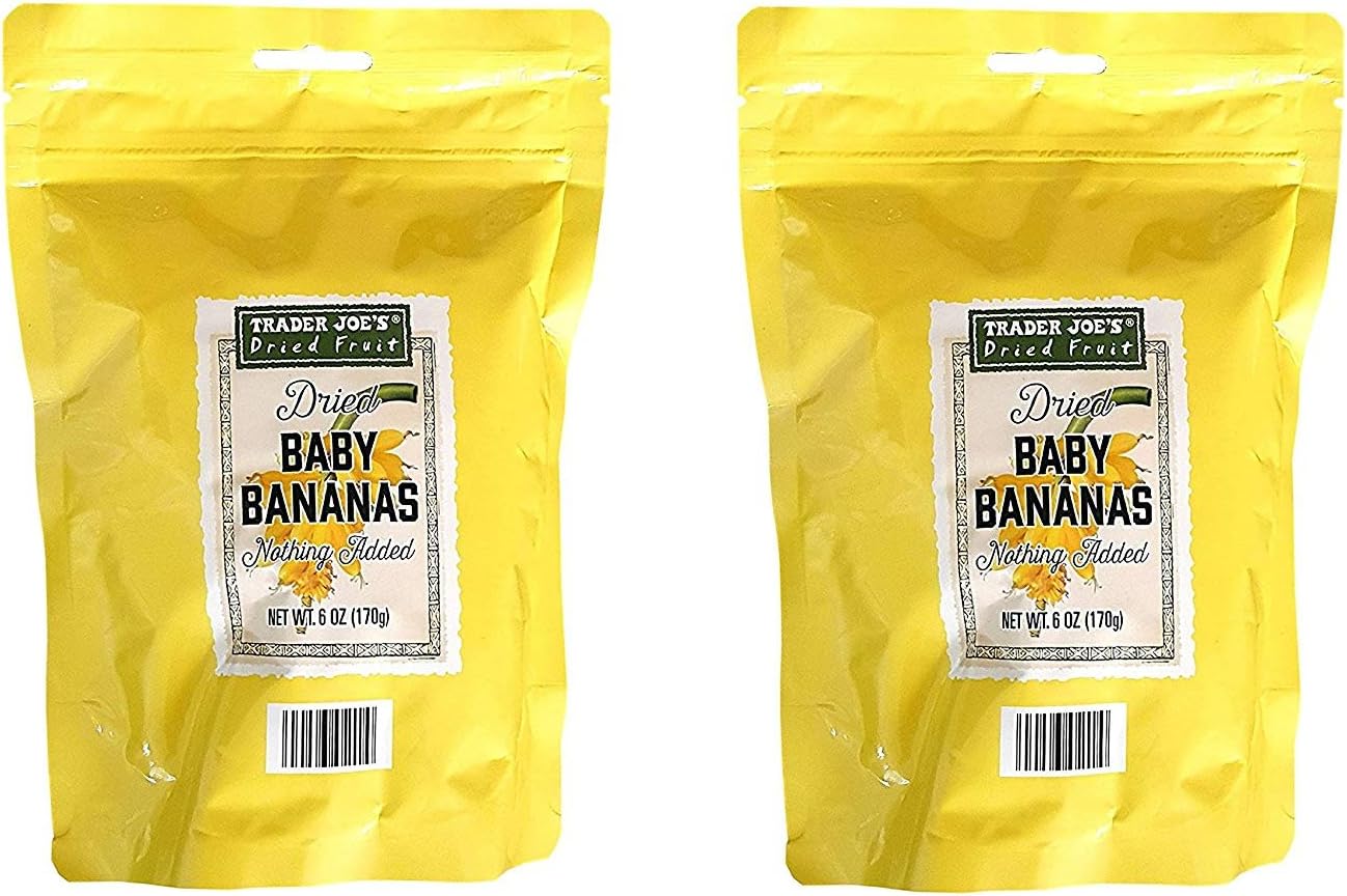 Amazon.com : Trader Joe’s Dried Baby Bananas, All Natural, 6oz Bag