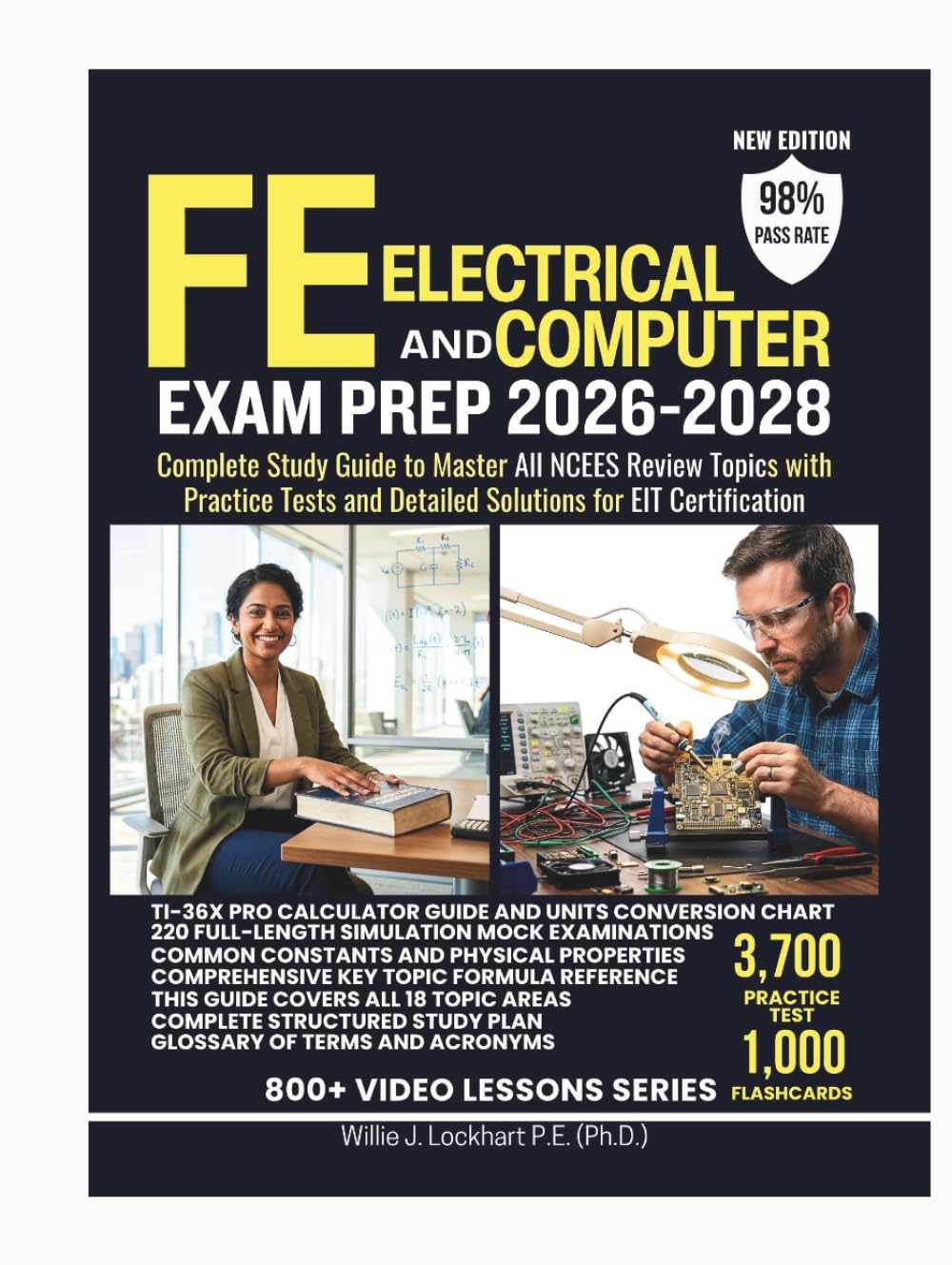 FE ELECTRICAL AND COMPUTER EXAM PREP 2026-2028: Complete Study Guide to Master All NCEES Review Topics with Practice Tests and Detailed Solutions for EIT Certification